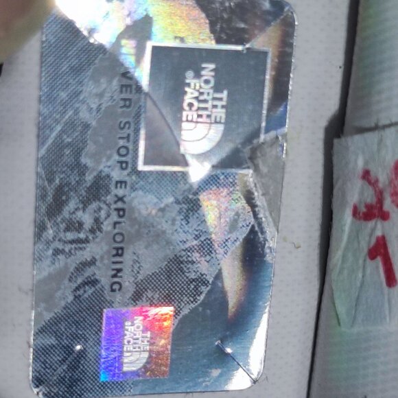 The North Face Crescent Wrap Jacket with Hood women's size S beige Aztec fleece - Picture 7 of 11